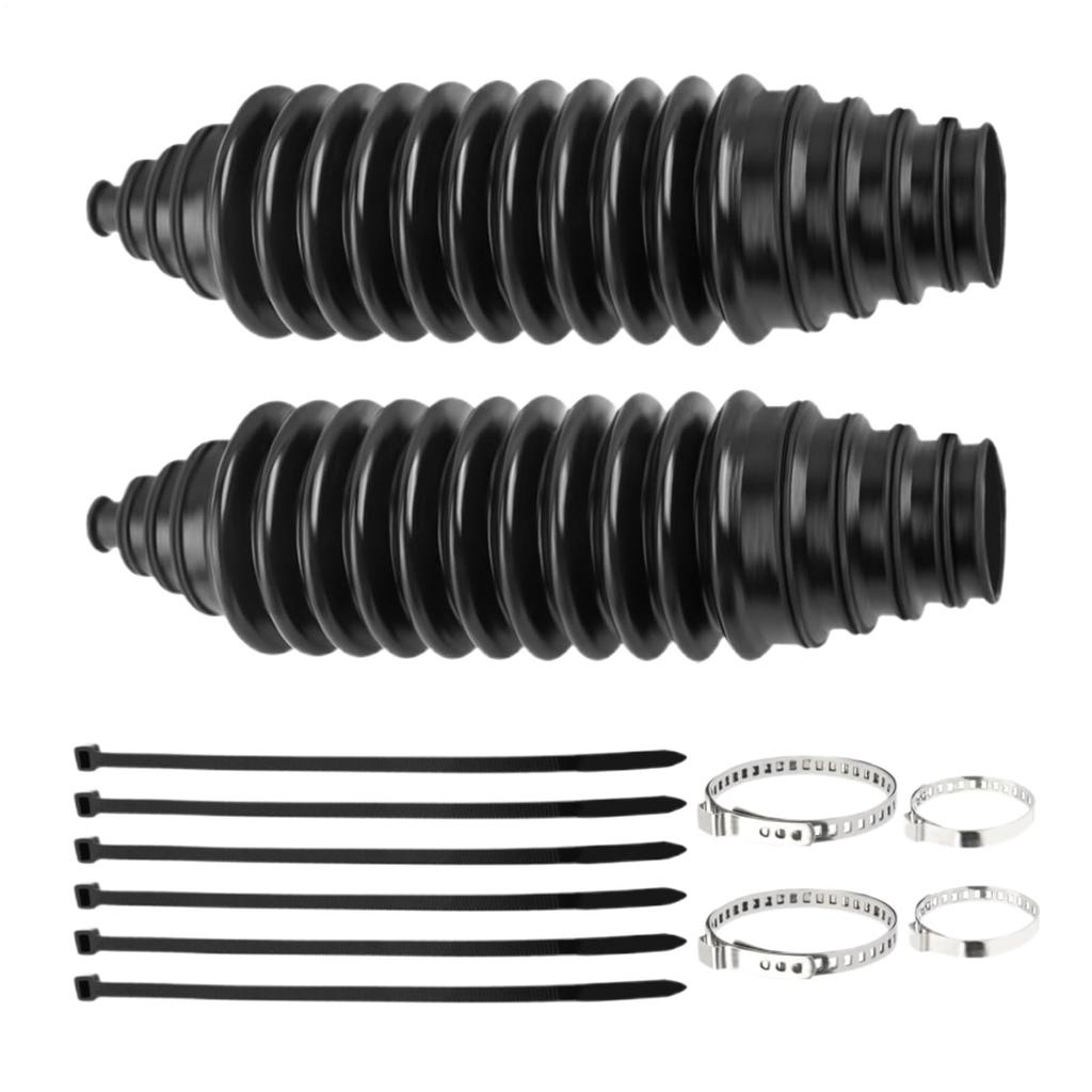 Steering Rack Boots, Compatible Steering Rack, 12 Pieces Front Steering Rack Boots Silicone Bellows