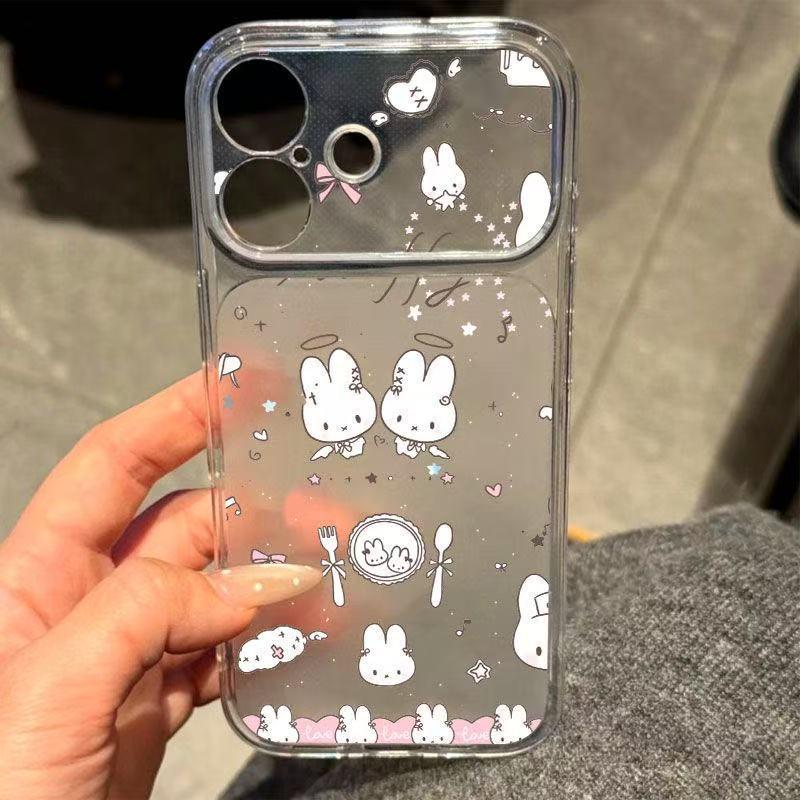 

Angel Miffy Rabbit Plate for Apple 16/15/17 Pro Max Phone Cases - Large Window Design Suitable for Model 12 iPhone 14 Plus