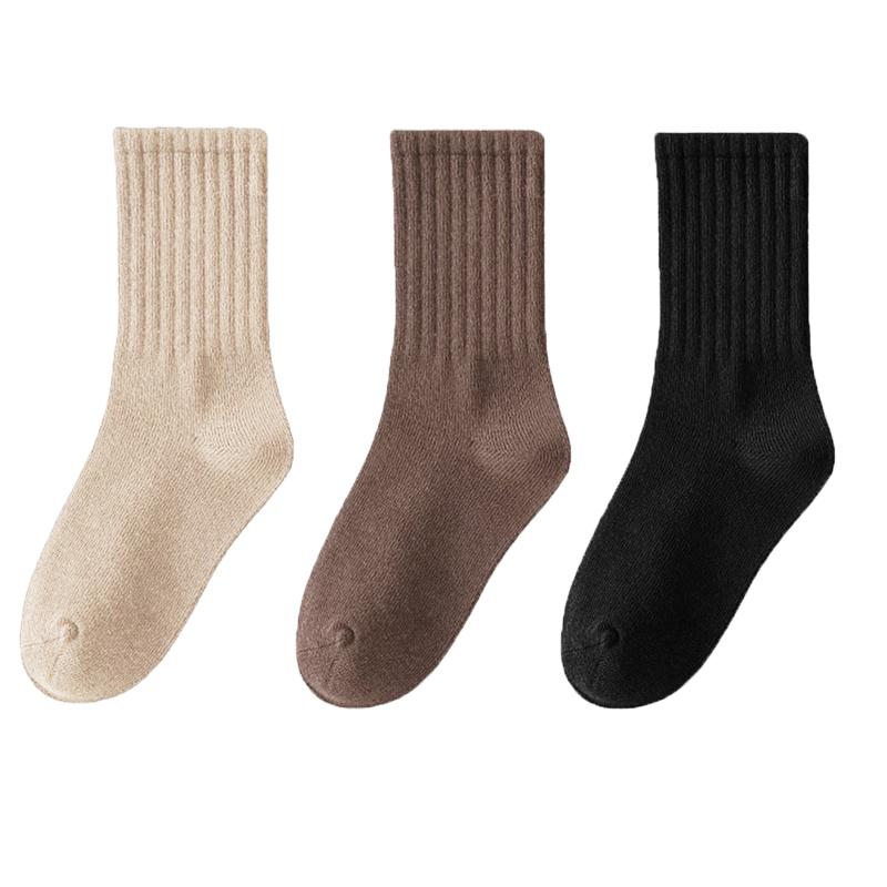 Unisex Stripete Bomullsokker Korte Pustende og Svetteabsorberende Mote Sportsokker