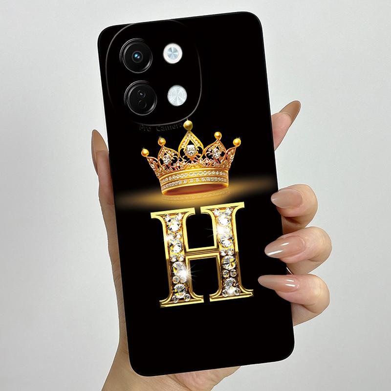 For Tecno Spark 30 5G Case KL8 Phone Cover Crown Letter Soft Silicone Funda for Techno Spark 30 5G Back Shell Spark30 5G Bumper
