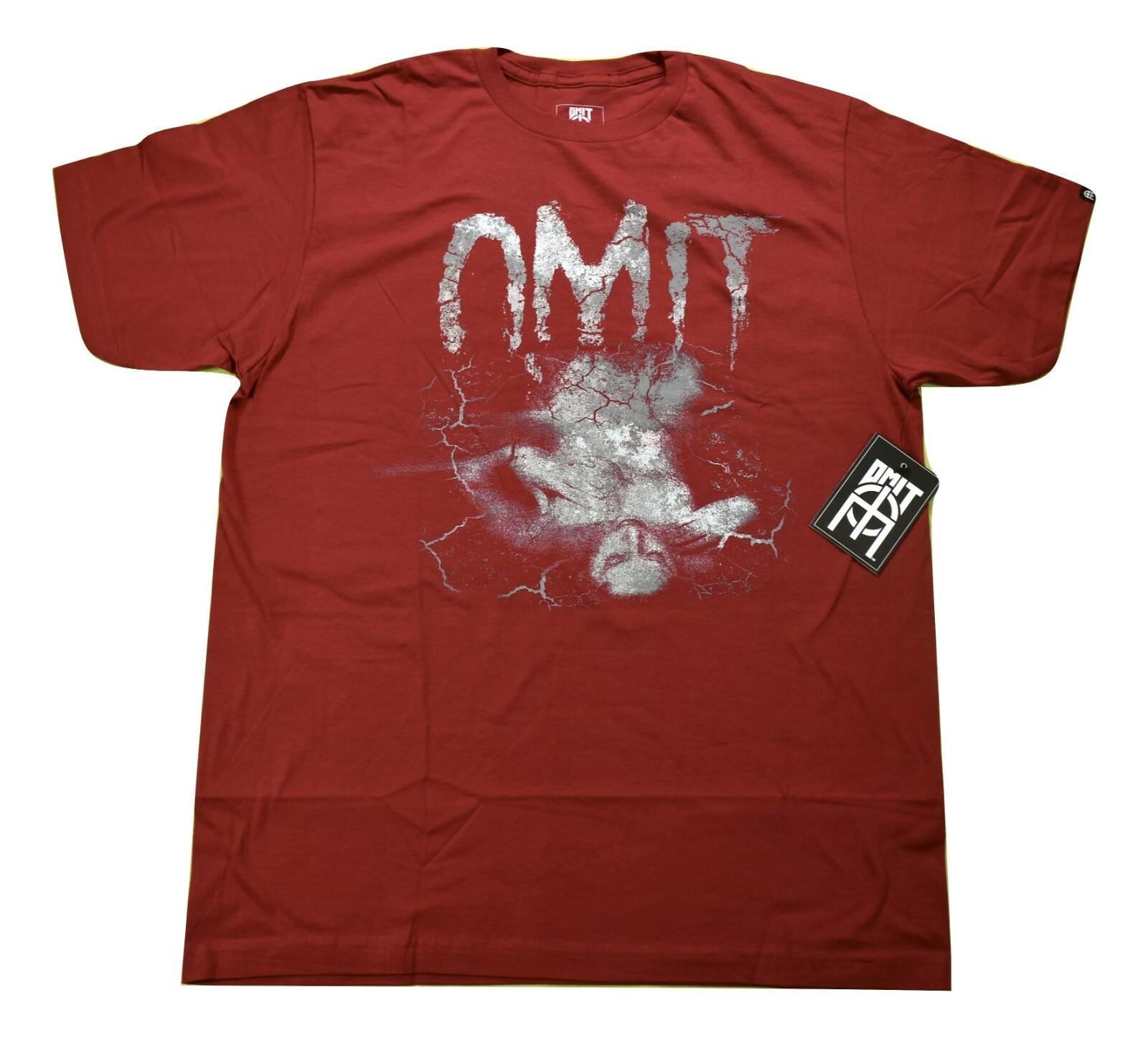Omit Mens Skater Brand Dirt Nap Streetwear Red Shirt New Large S