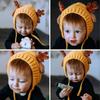 Frog Eyes Baby Frog Hat 1-3 Years Christmas Hat Fashion Knitted Cap  Boy/Girl