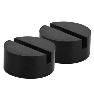 New 2xFull Size Universal Slotte Frame Rail Floor Jack Guard Adapter Lift Rubber Pad