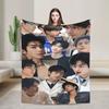 Zhang Linghe Warm Blanket Trend Picnic Throw Blanket Outdoor Flannel Bedspread Sofa Bed Cover