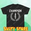 NEW Champion Spark Plugs Logo Men's T-Shirt Funny Size S To 5XL