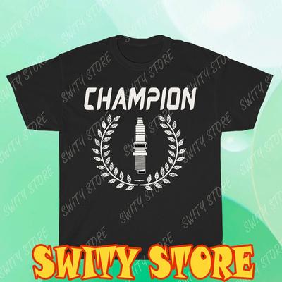 NEU Champion Zündkerzen Logo Herren T-Shirt Lustig Größe S bis 5XL