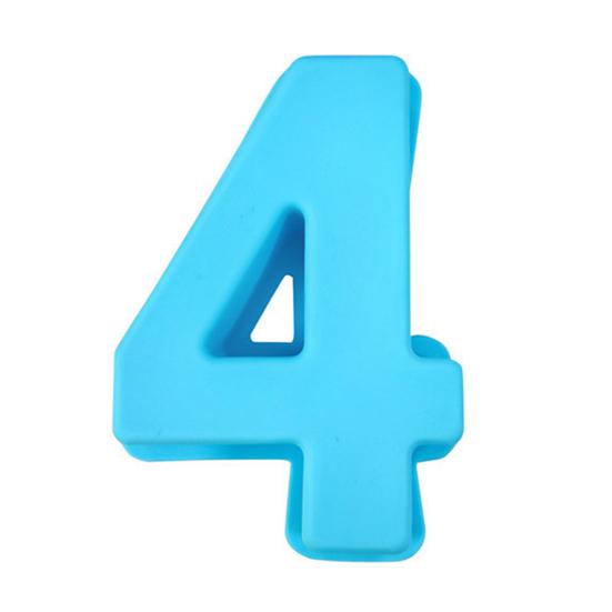 Pečicí forma Nádherně ohebná Dlouhotrvající Forma na sušenky Dodávající vitalitu 3D Čísla Forma na donuty Forma na dort pro pekárnu