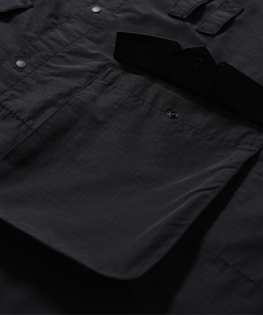 Haebeuopeudyuti Ripstop Hiker Half Sleeve Shirt (Black)