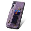 D15 For Samsung Galaxy A24 4G (162.1 X 77.6 X 8.3mm) Phone Case Retro Zipper Wallet Cover with Kickstand