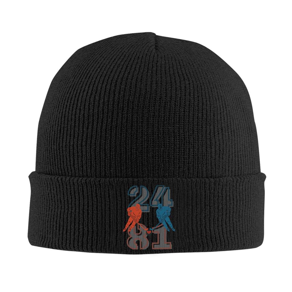Rosanov 81 Knitted Caps Women's Men's Beanie Autumn Winter Hats Acrylic Heated Rivalry Sports Romance TV Warm Melon Cap