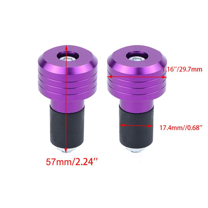 Handlebar Balance Terminal Handlebar Grips Pair Of Universal Aluminum Alloy Motorcycle Grip Handlebar Ends Weight Balance Plug