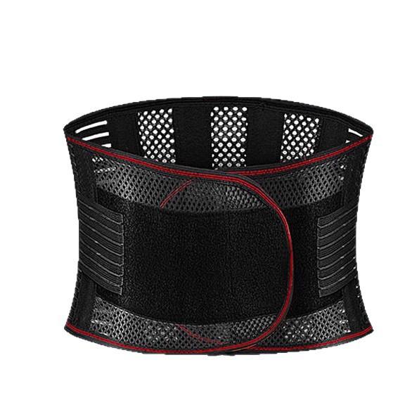 Breathable Lumbar Support Belt with Plate for Lower Back Pain
