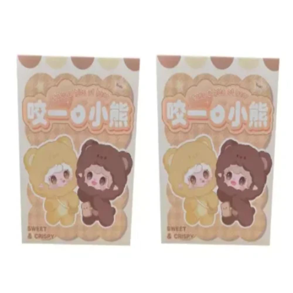 

Yooki V4 Серия «Укуси медведя» Милая плюшевая игрушка Сюрприз-бокс Тренд для стола Мистический бокс Декор Игрушки Коллекционный декор плюшевая кукла подарки