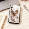 Yorkshire Terrier Dog Yorkie Puppy  Phone Case For Samsung Galaxy A73,A72,A71,A70,A53,A52,A51,Others Soft Black Shell