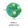 Mini Fruit Vegetable Fondant Silicone Mold Grape Radish Mushroom Pumpkin Chocolate Mould Cake Decorating Tool Polymer Clay Mold