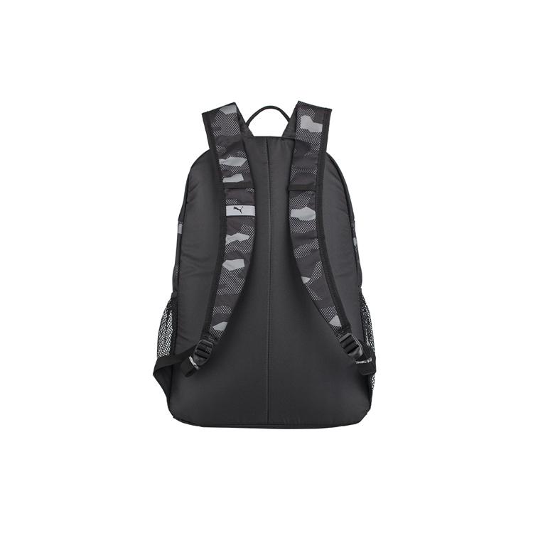 Puma Fabric Backpack Regular Black (Unisex) Backpacks 076703 01