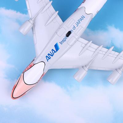 Pintura de Tortuga Marina Ana Modelo de Avión Airbus A380 Modelo de Avión Avión de Metal Fundido a Presión Modelo All Nippon Airways