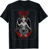 Occult Baphomet Goat Graphic Tee - Gothic Style Design
