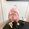 Süße Minimalistische Schleife Kleine Tasche Mode Schicker Rucksack für den Täglichen Gebrauch CLE