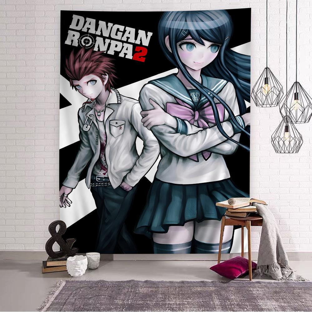Anime danganronpa heiß Anime Wandteppich Hängend Tarot Hippie Wandteppiche Schlafsaal Wandbehang Laken