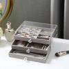 Large Capacity Acrylic Jewelry Organizer Stackable Drawer Jewelry Box Jewelry Display Box  Desktop