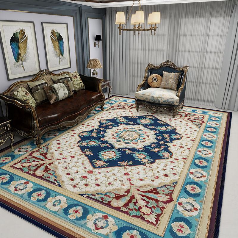 Vintage Teppich Wohnzimmer Teetisch Teppich Europäischer und amerikanischer Luxus High End Persischer Stil Nachttisch Teppich