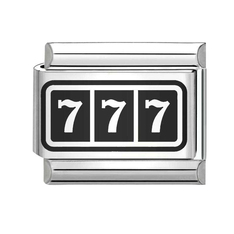 New Y2K Colorful Glaze English Word Italian Charm Link fit 9mm Stainless Steel Jewelry DIY Making Bracelets For Gifts