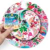 50 Flamingo Graffiti Cartoon Animal Stickers for DIY: Suitcases, Phones, Water Cups, Cars