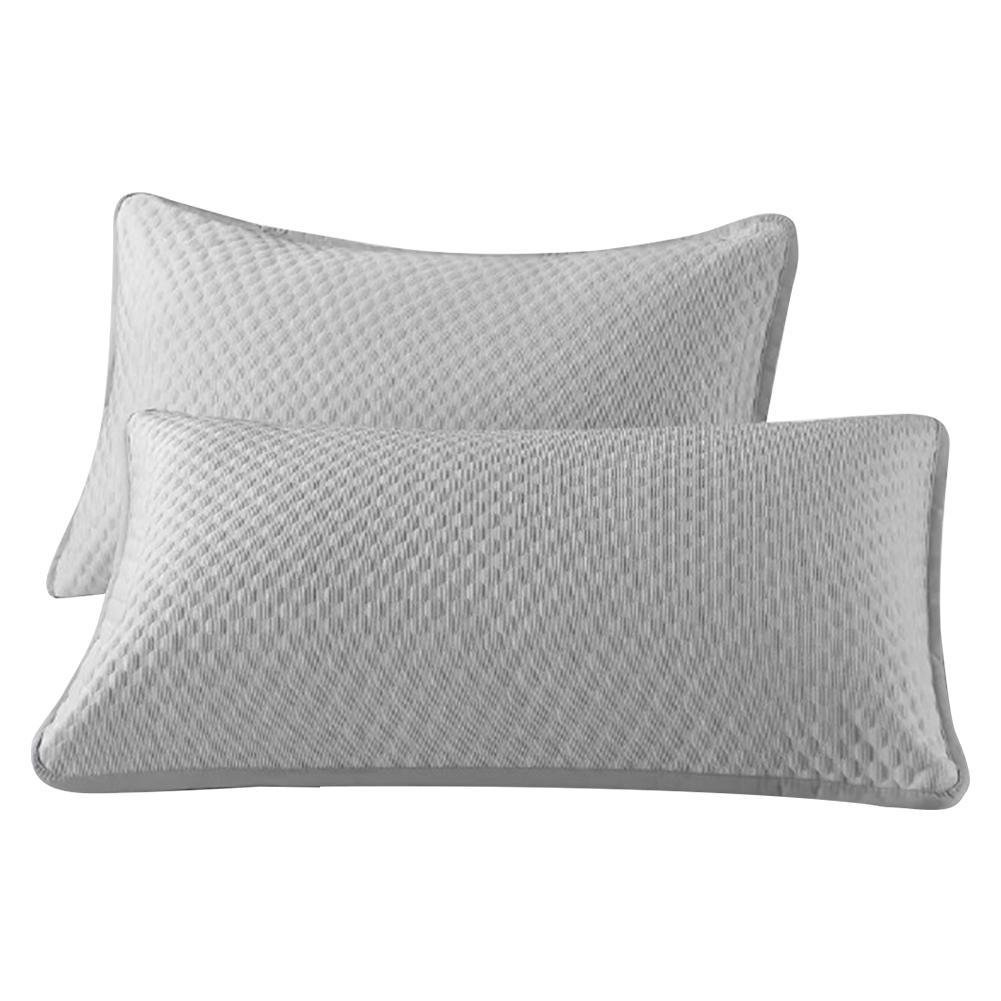 2PCS Cooling Pillowcase Washable Ice Bean Bean Pillowcase Breathable Soft Cool Pillowcase for Hot Sleepers