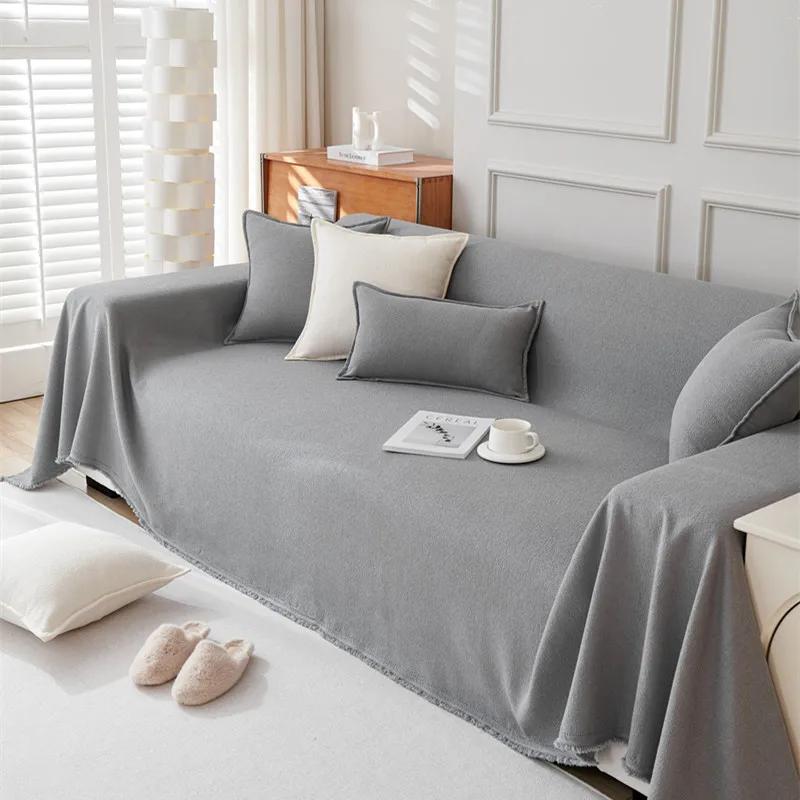 Blanekets Plaid for Nordic Ins Wind Universal Beds Sofa Bed Decorative Boho Sofa Cover Throw Blanket Picnic with Tassel