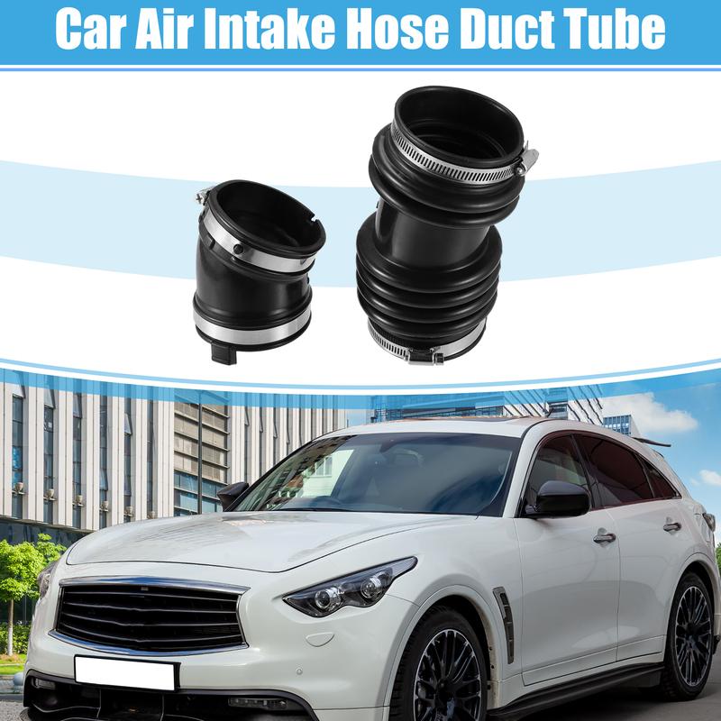 X Autohaux Car Air Intake Hose Duct Tube Pipe Throttle Throttle 16576-CG000 16576CG000 for Infiniti FX35 2003-2008 Accessories