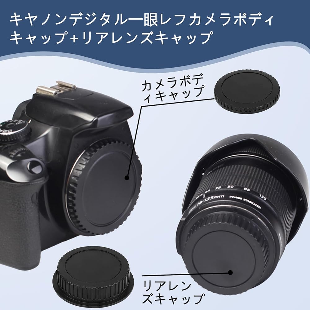 Lens Caps Canon EOS Series Compatible Canon Lens Caps Compatible EF EF-S Mount Lens Rear Caps EOS...