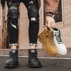 Light Luxury Shoes and Clothing 2025 Autumn New Men's Shoes Versatile Casual Shoes Heightening Shoes Antifreeze Warm Martin Boots