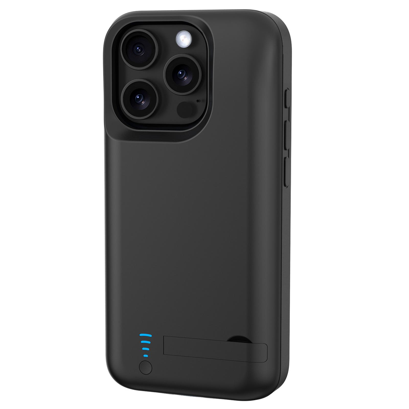 

T75 Для iPhone 16 Pro 5000 мАг Розширена батарея Підставка для телефону Задня кришка Чохол для заряджання A