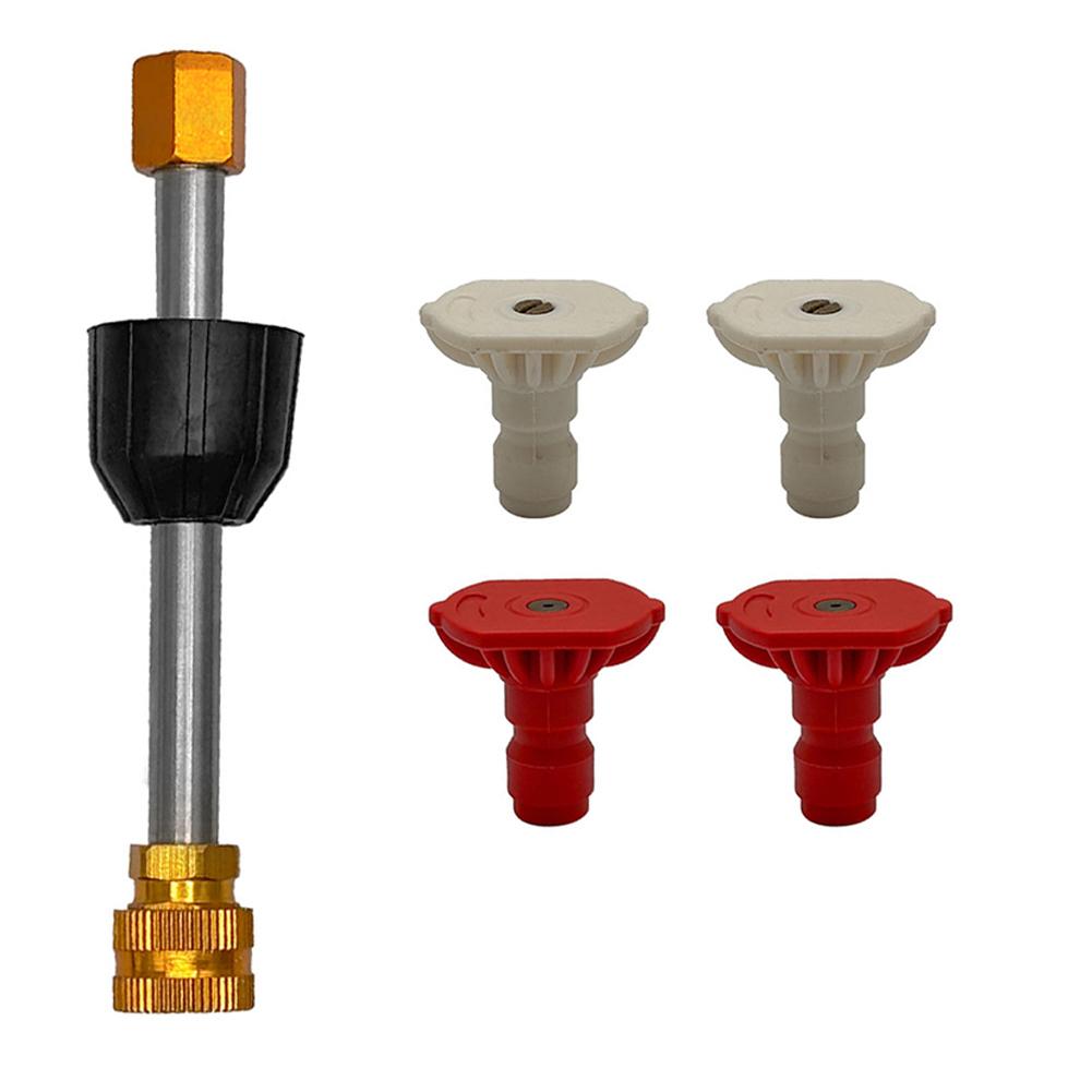 

1 Set Pressure Washer Spray For Lance Car Washer Extension For Lance Nozzle Quick Connector Cleaning Tools