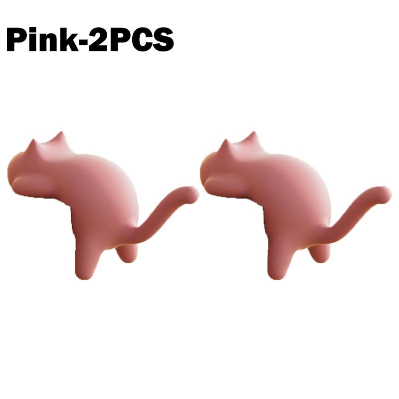 1-8PCS Cat Backpack Hook Table Edge No Marking No Punching, Desk Specific Multi-functional Bag Hanger on The Side of The Desk