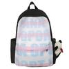 Schoolbag Mori men's and women's high-value, dirt-resistant, lightweight, versatile letter printing, large-capacity schoolbag, backpack for junior hig
