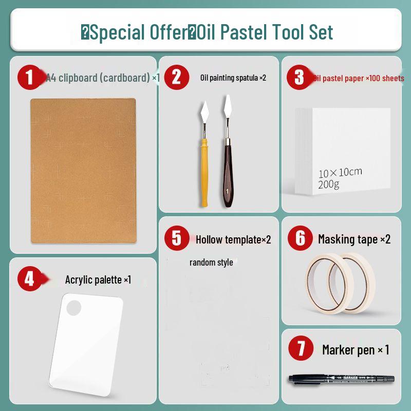 Gaole Super Soft Oil Pastels - Full Set (24/48 Colors), Classic Macaron for Kids, DIY Heavy Color Sticks
