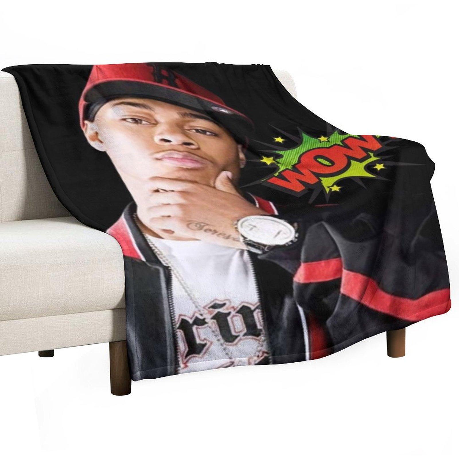 BoW WoW - LiL Bow WoW Throw Blanket for sofa Cute Plaid Sleeping Bag Decorative Beds Blankets 30x40in