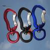 Universeller Ringkarabiner Aufhängeschnalle 360-Grad-Drehung Rotierend Selbstverriegelnd Sicherer Outdoor-Clip Hohe Tragfähigkeit Aluminiumlegierung Vielseitig