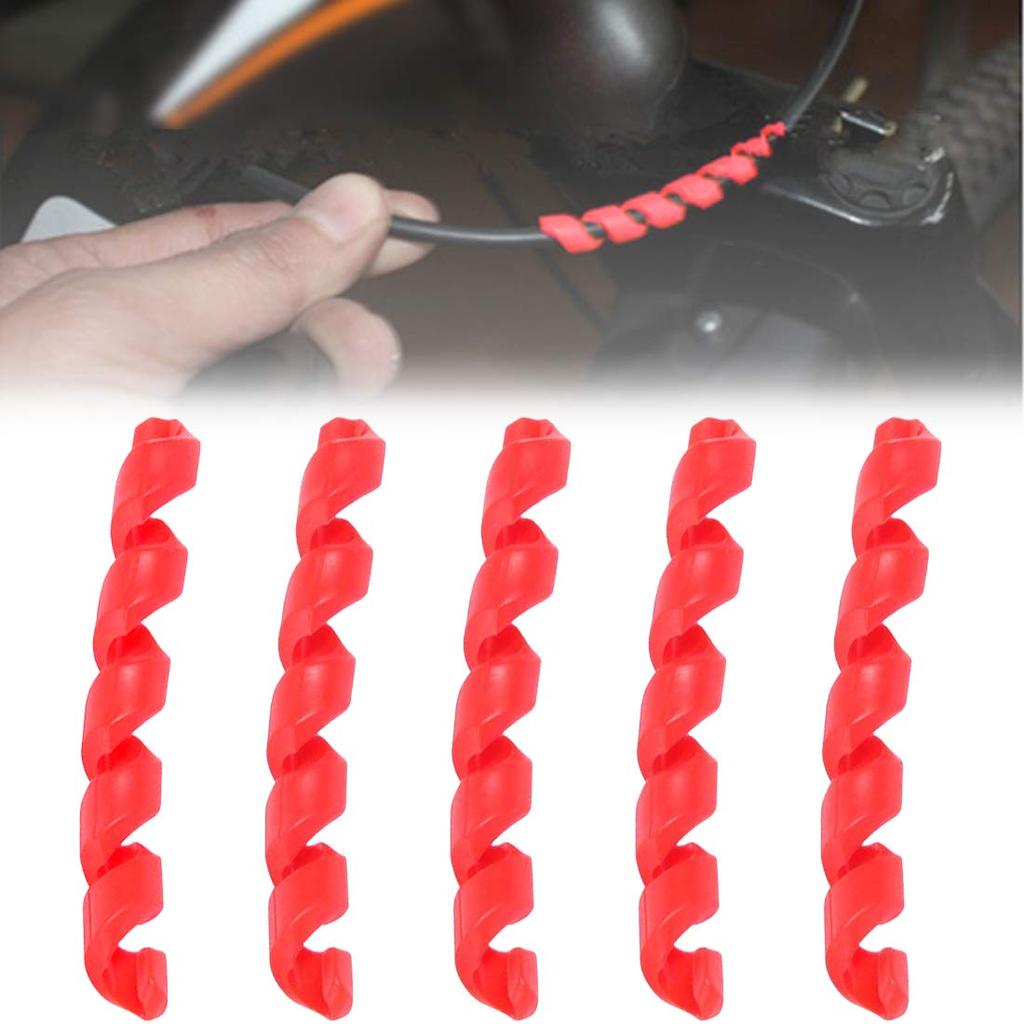 SeonFook 10pcs Brake Cable Protector Length 60mm Frame Protector Spiral