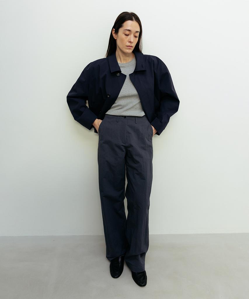Beullaengkeulumumeon Washed Roll-Up Pants_Blue