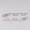 2Pcs Front Bumper Repair Metal Plate Buckle Broken Opening Rotten Buckle Repairer Bracket For Verna 2010-2016