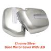 For Toyota Spacia 1998 19999 2000 2001 Car ABS Chrome Accessories Plated Door Rearview Mirror Cover With LED Paste style