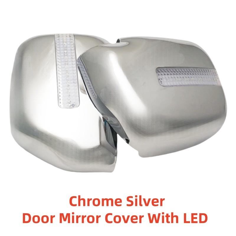 For Toyota Spacia 1998 19999 2000 2001 Car ABS Chrome Accessories Plated Door Rearview Mirror Cover With LED Paste style