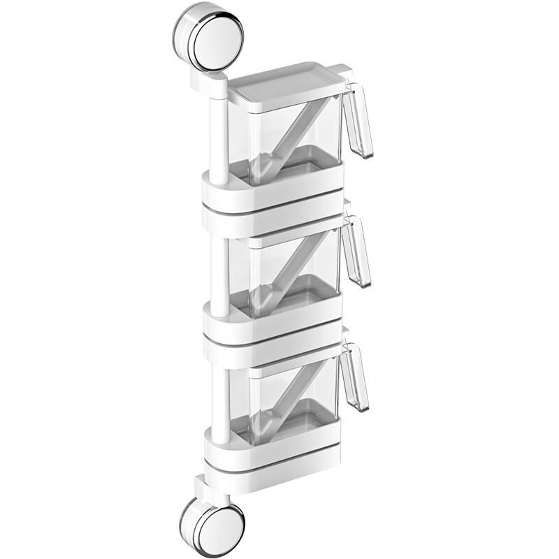 RuHan Rotating Suction Cup Wall-Mounted Spice Rack