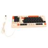 Gaming Keyboard USB 94 Keys LED Backlit Ergonomic Fodable Feet Multimedia Keys Wired Keyboard for