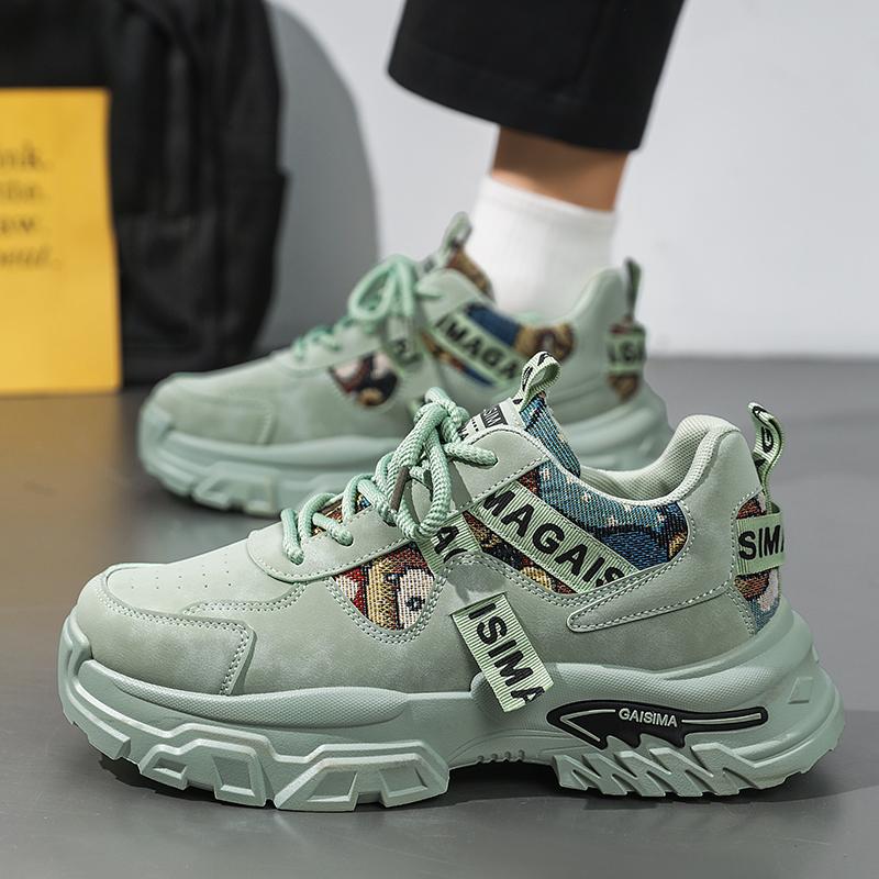 New Fashion New Men's Fashion Casual Low Top Sports Shoes Students Thick Sole Comfortable Sneakers Boys Male Classic Breathable Basketball Shoes