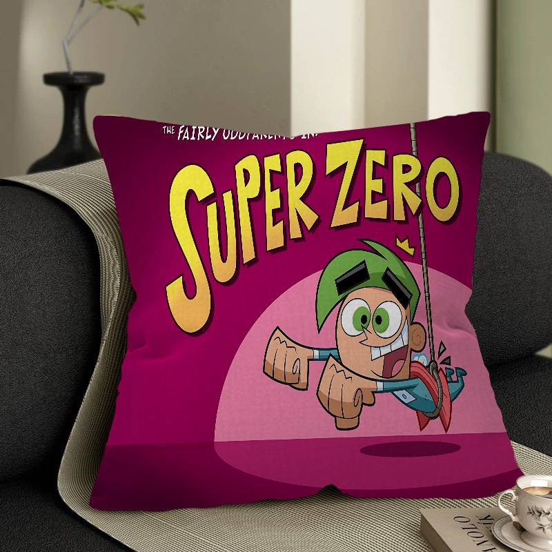 Cartoon The Fairly OddParents Pillow Gift Home Office Decoration Bedroom Sofa Car Cushion Cover Case 45x45