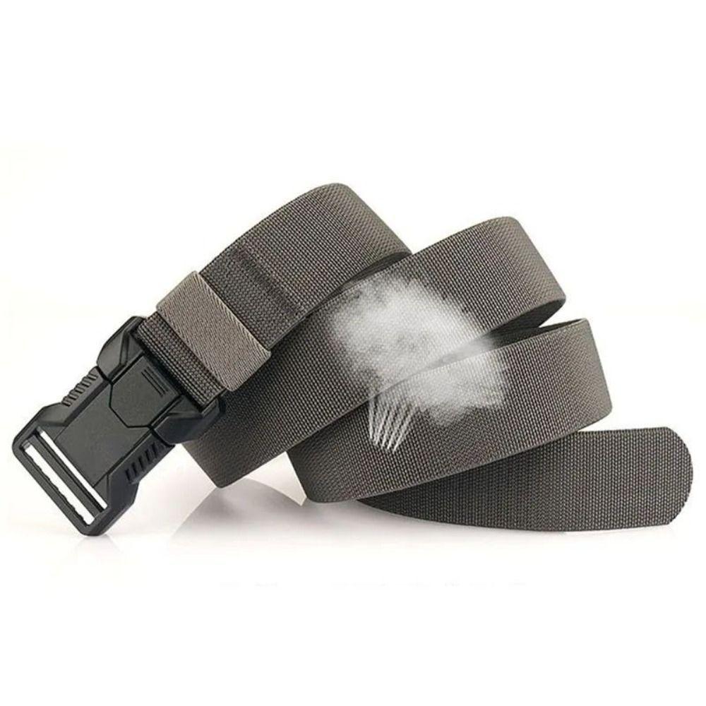 Zinc Zinc Alloy Buckle Canvas Belt Adjustable Waist Belts Durable Jeans Waistband Outdoor